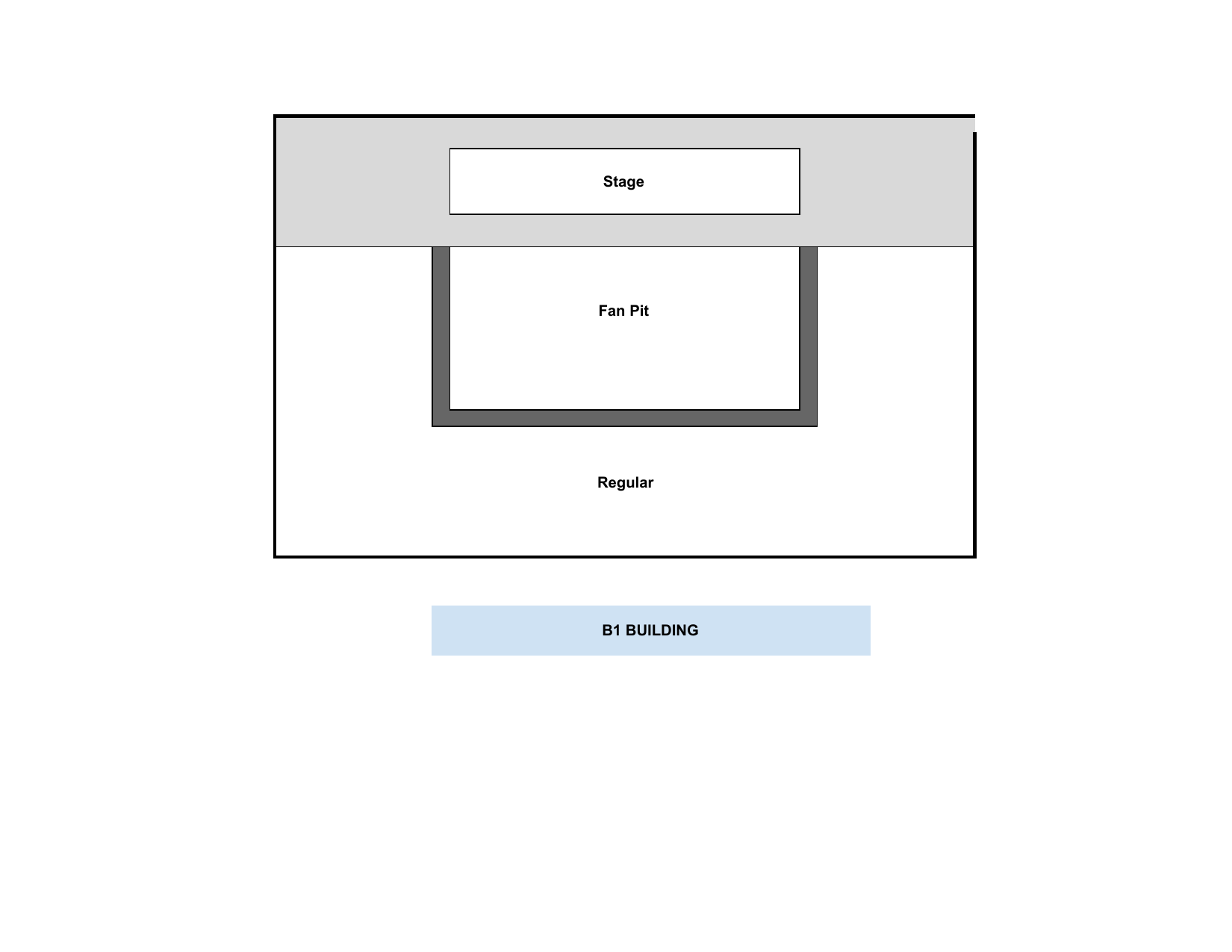 Disco Misr Fan Pit and Regular Area Layout